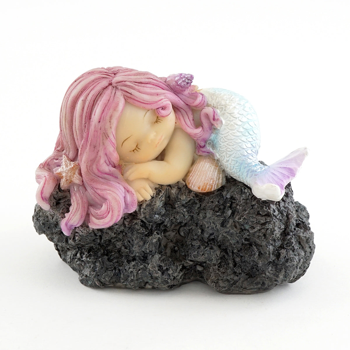 Sleeping Little Mermaid on Rock