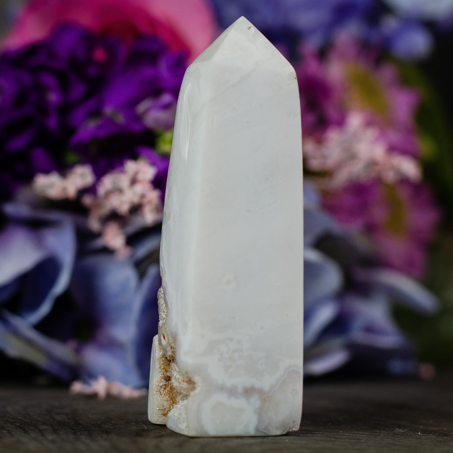 White Plume Agate Tower