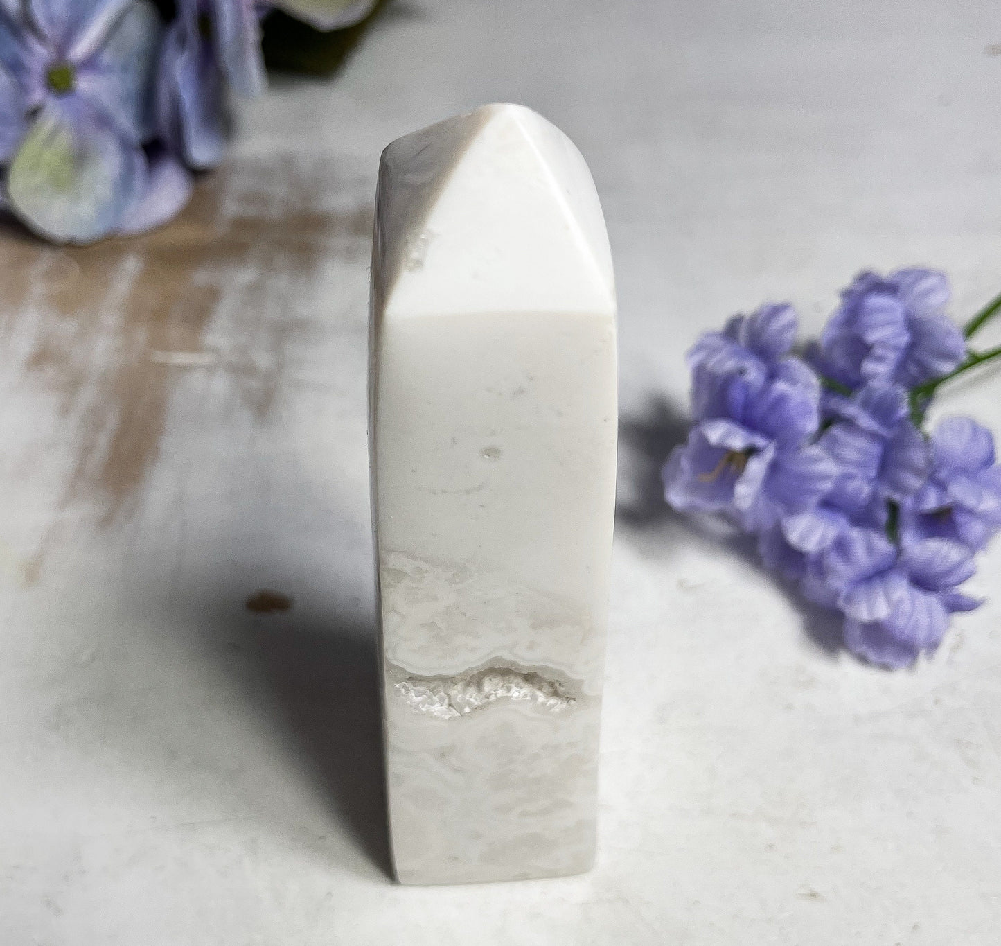 White Plume Agate Tower