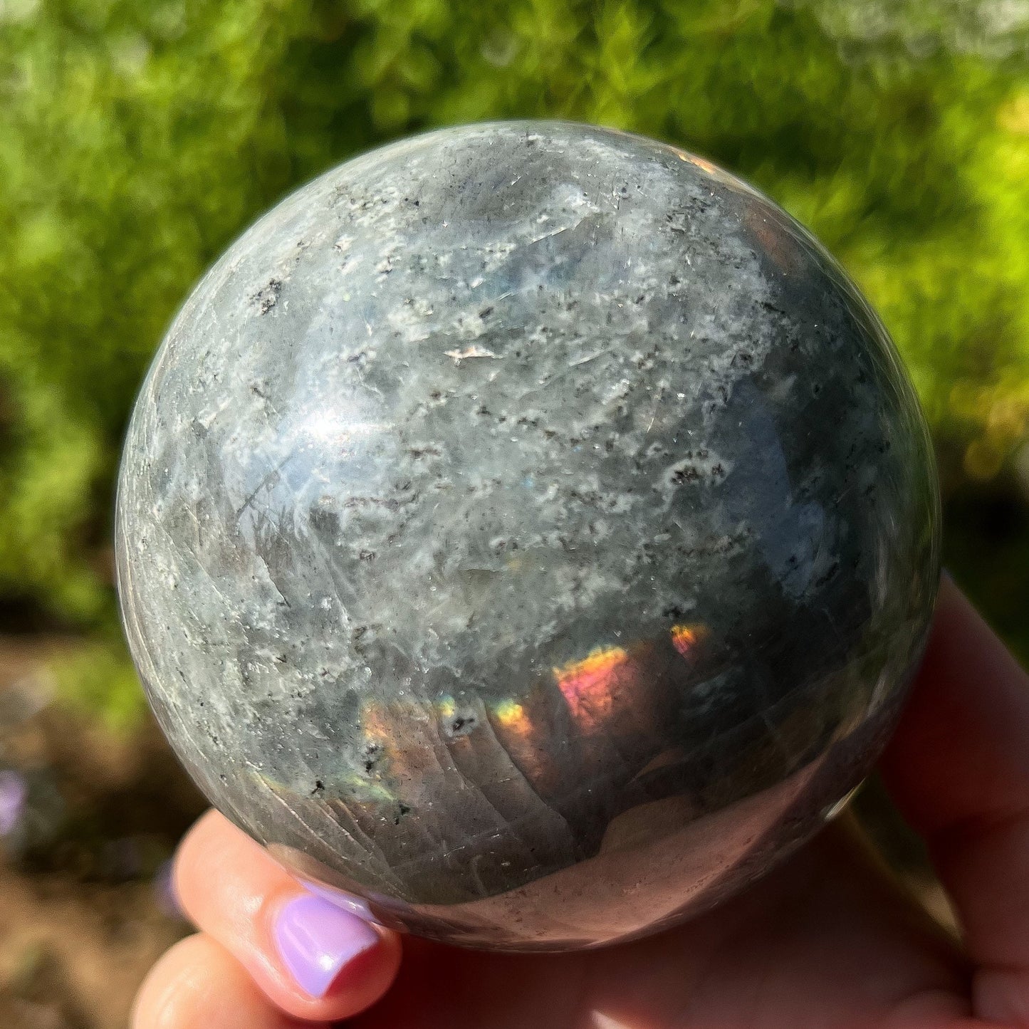 Purple Pink Labradorite