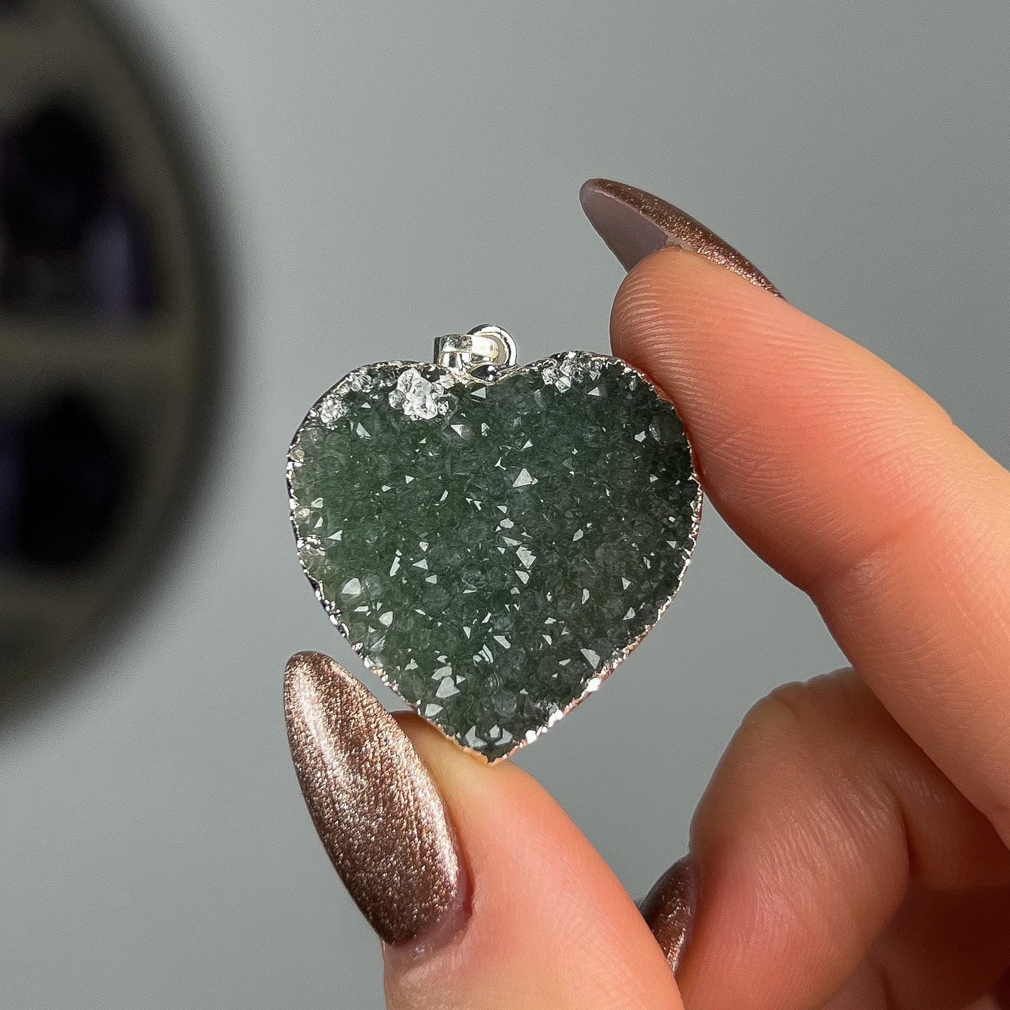 Rainbow Amethyst Druzy Pendants