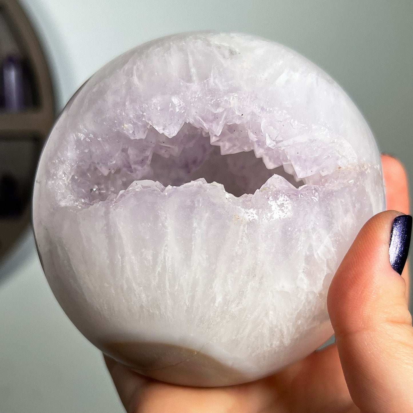 Amethyst Agate Quartz Planet