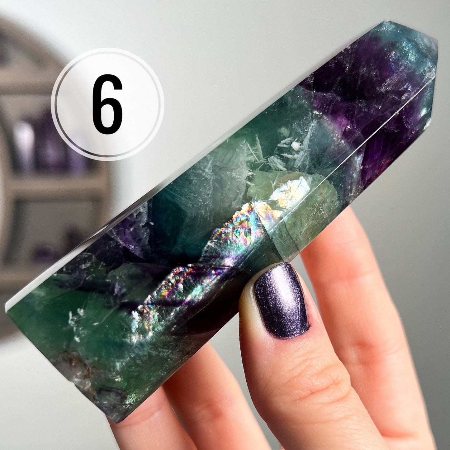 Rainbow Fluorite Tower