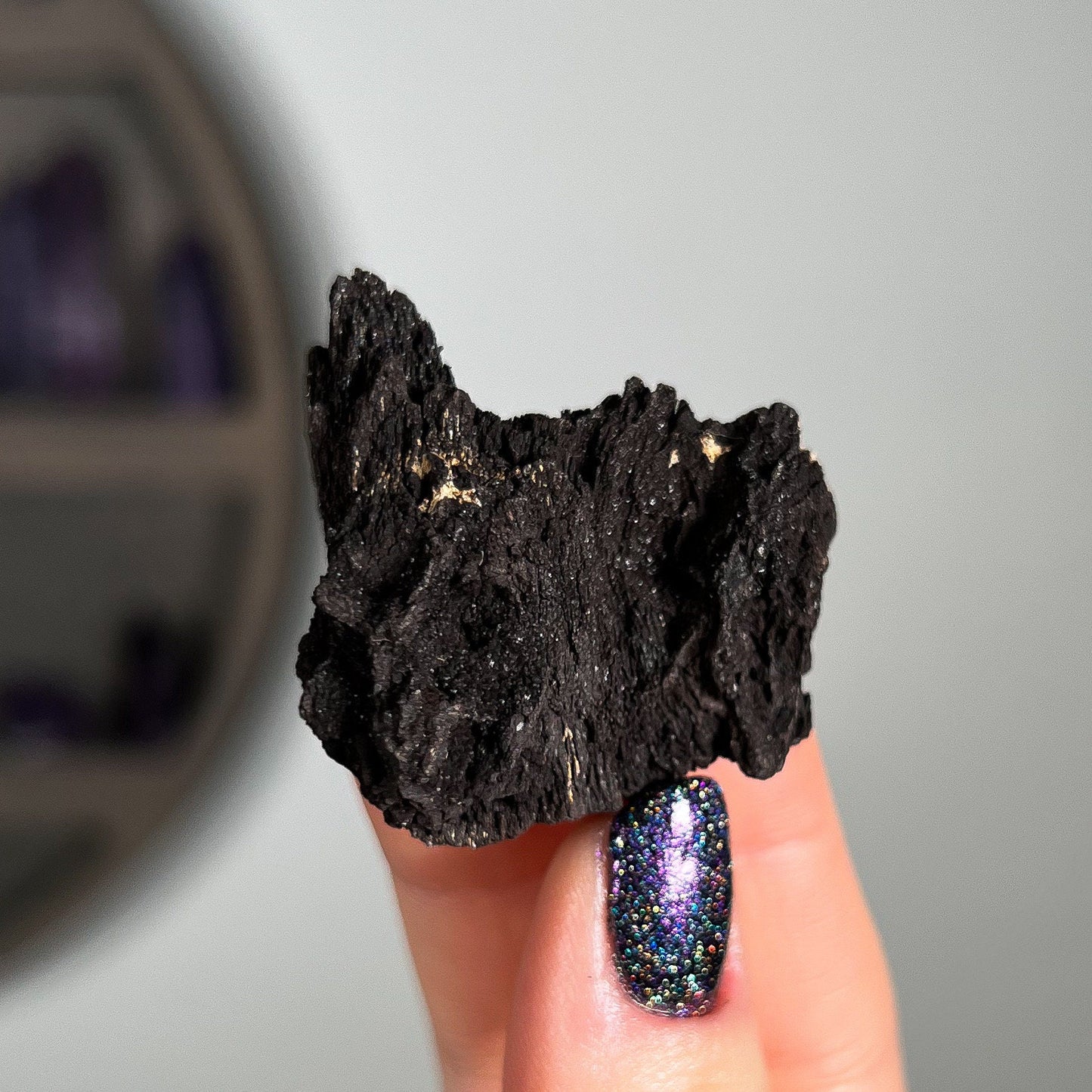 Fossilized Druzy Wood