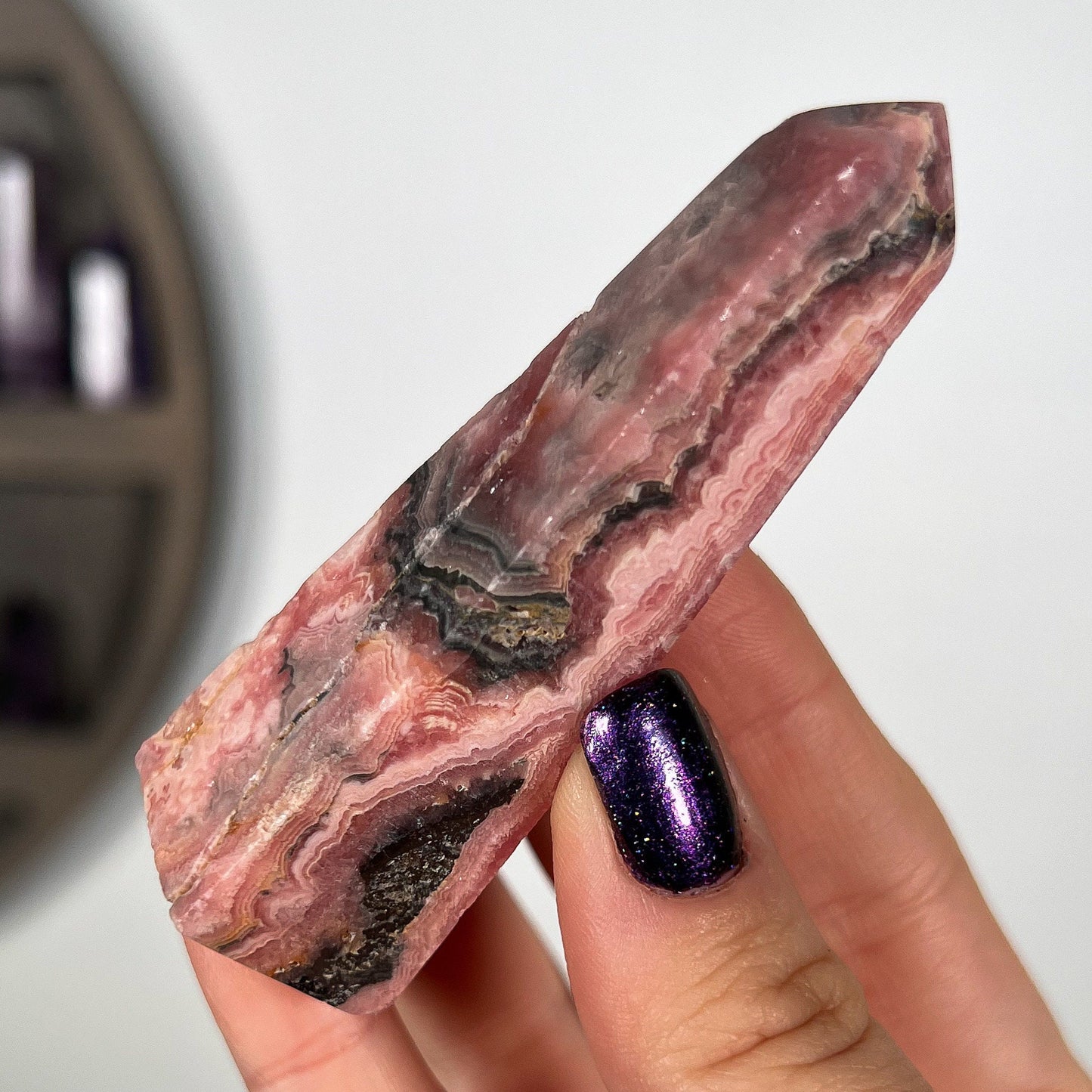 Rhodochrosite Point