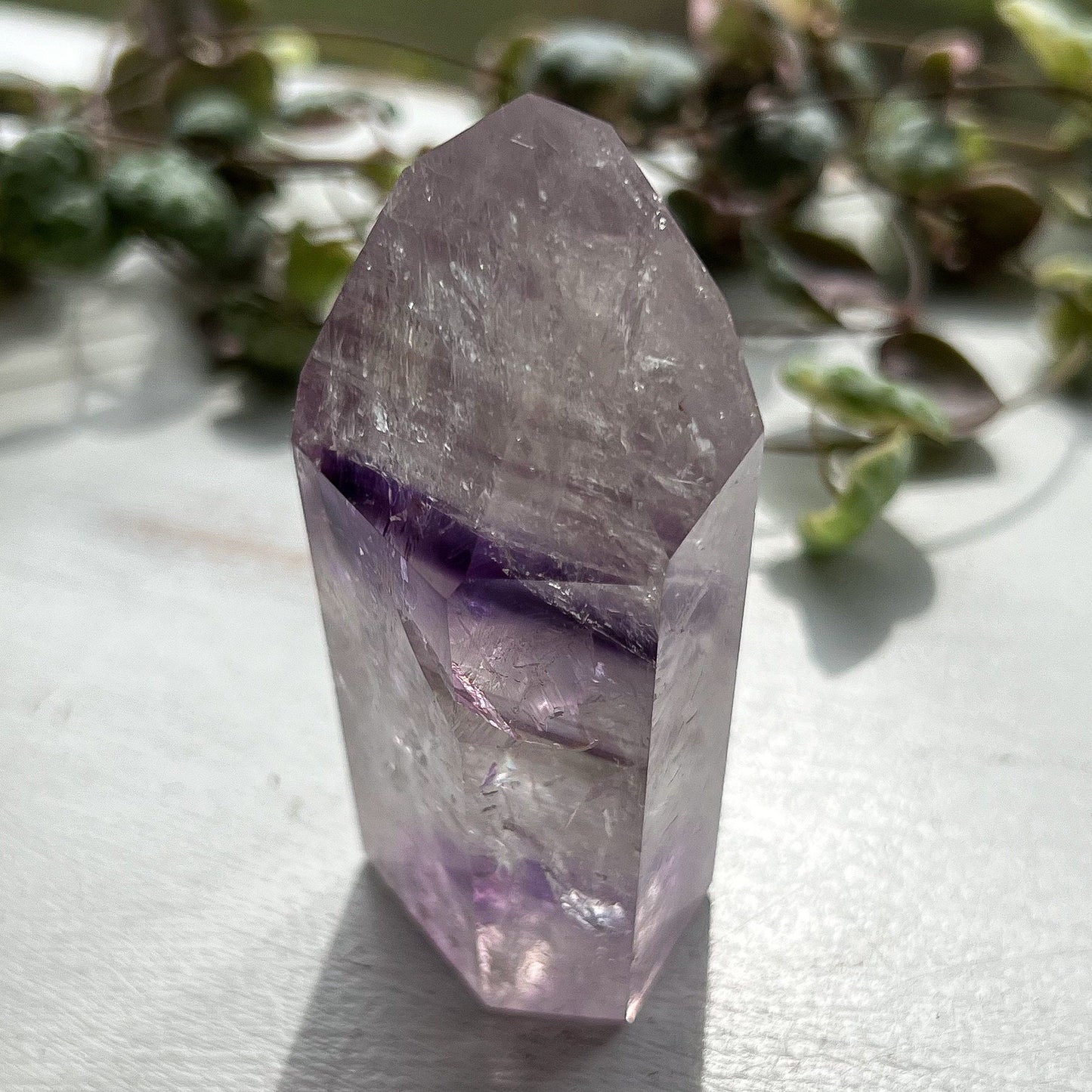 Brazilian Phantom Amethyst Tower