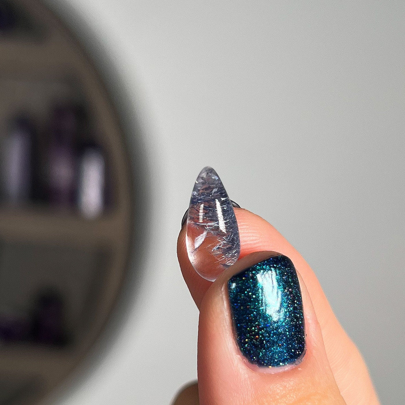 Blue Dumortierite Quartz Teardrop