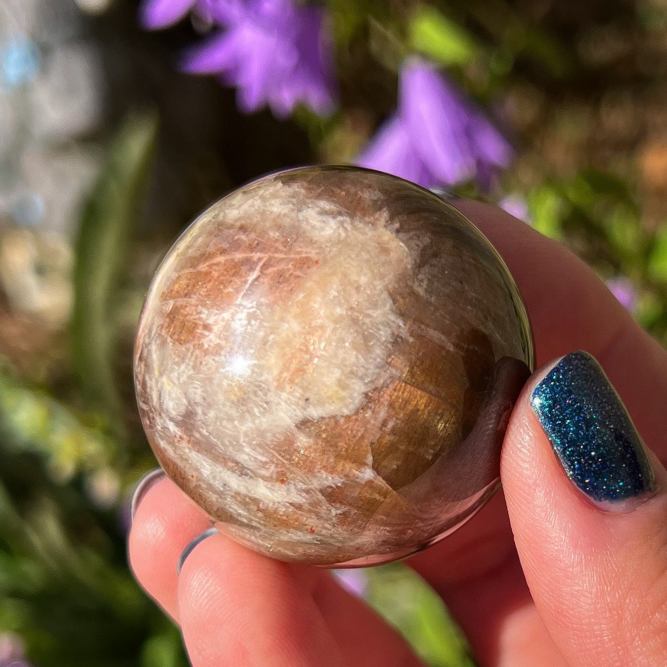 Sunstone Moonstone Sphere