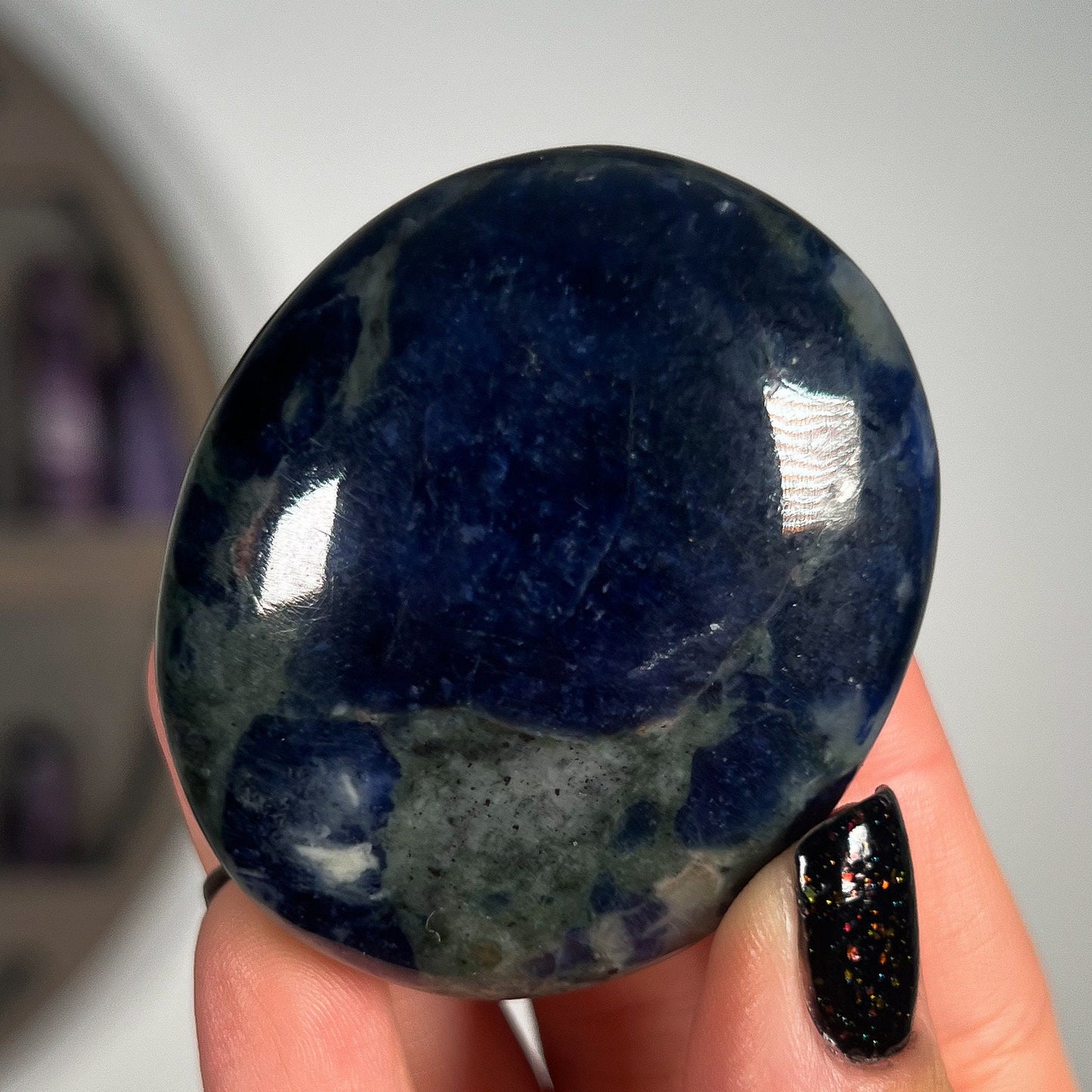 Sodalite Palm Stones