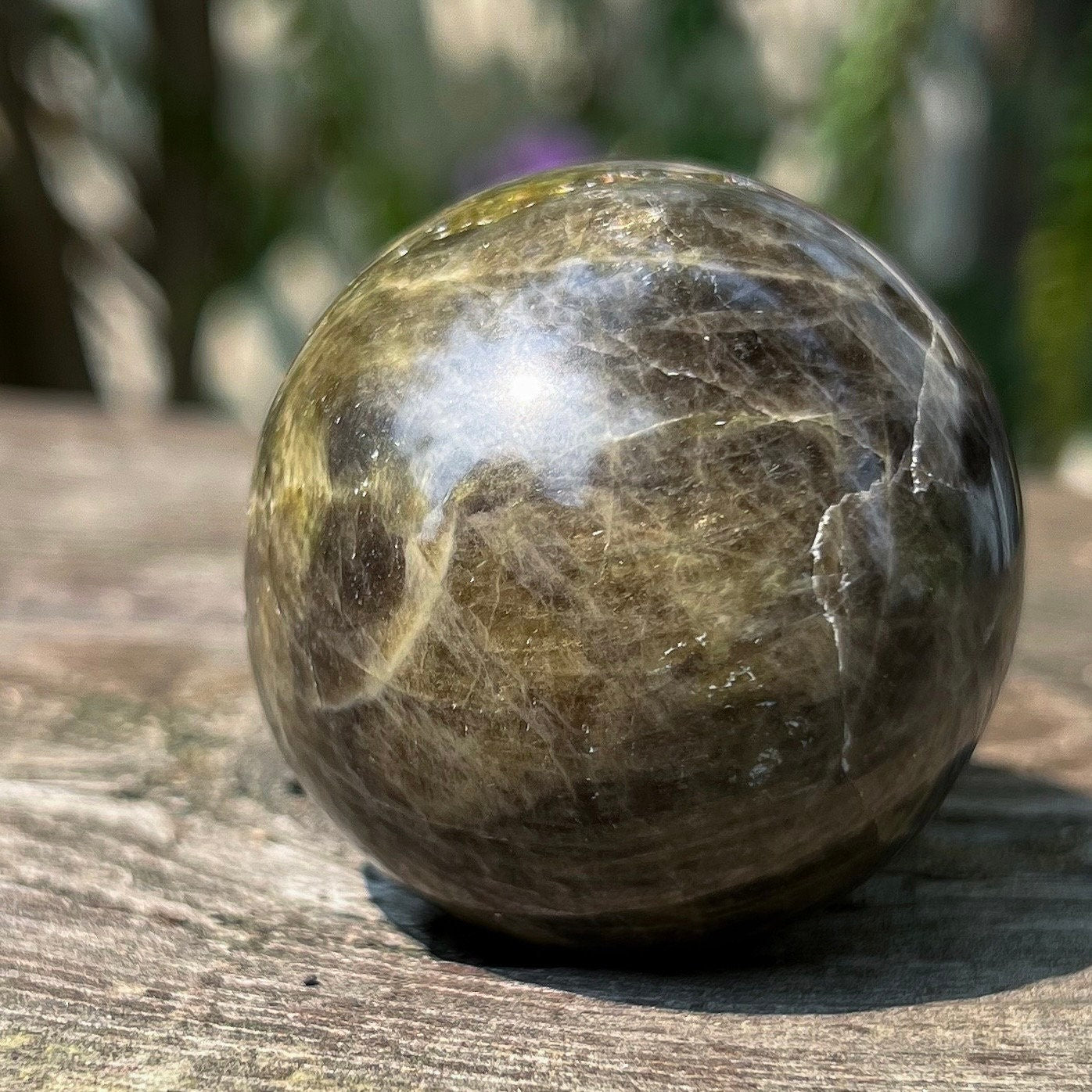 Green Tourmaline Sphere