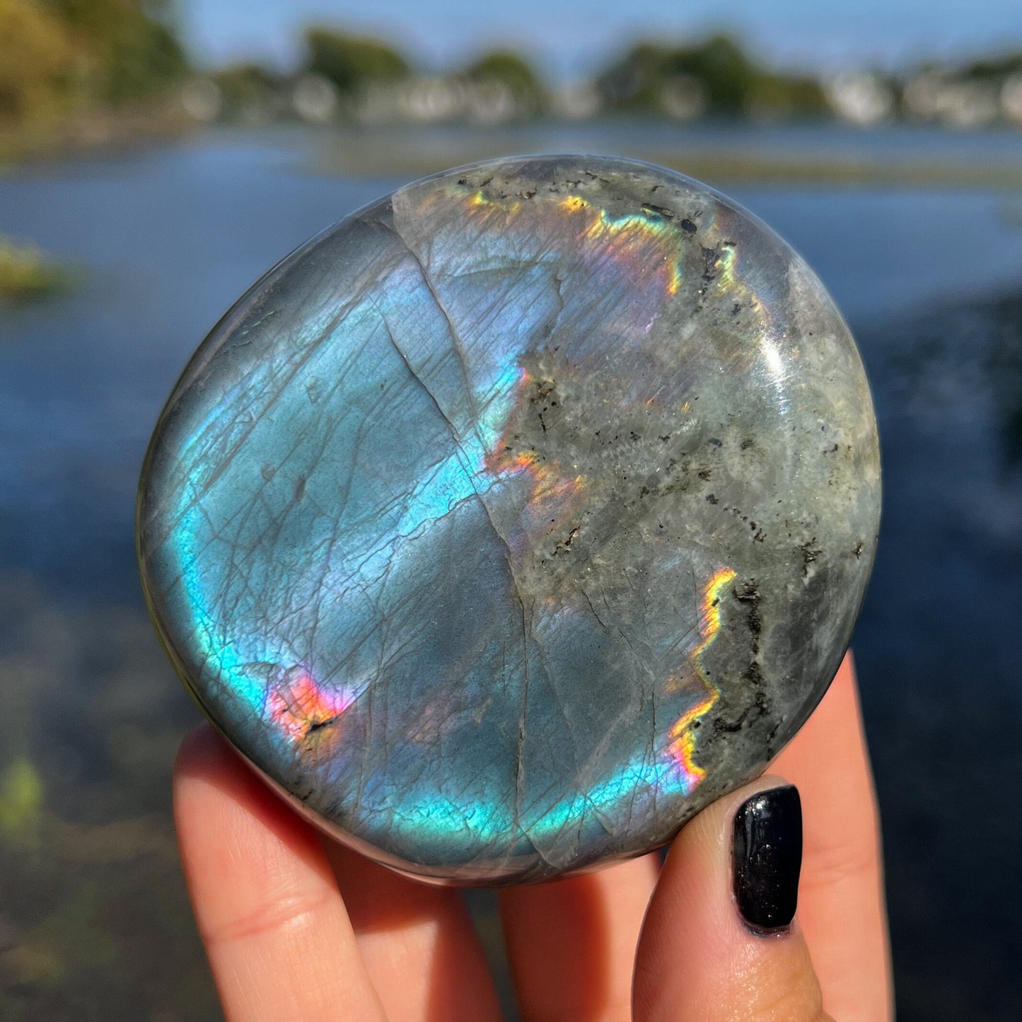 XL Purple Pink Blue Labradorite