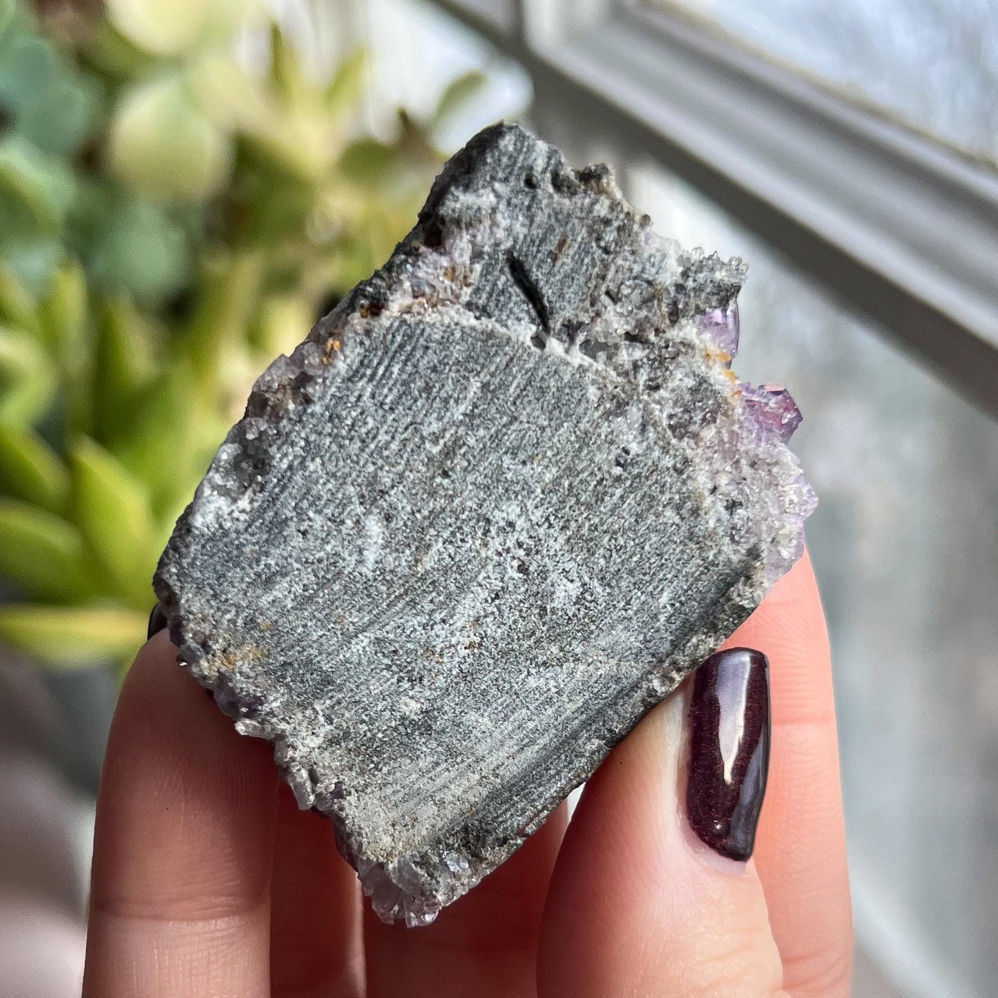 Cubic Glassy Purple Fluorite