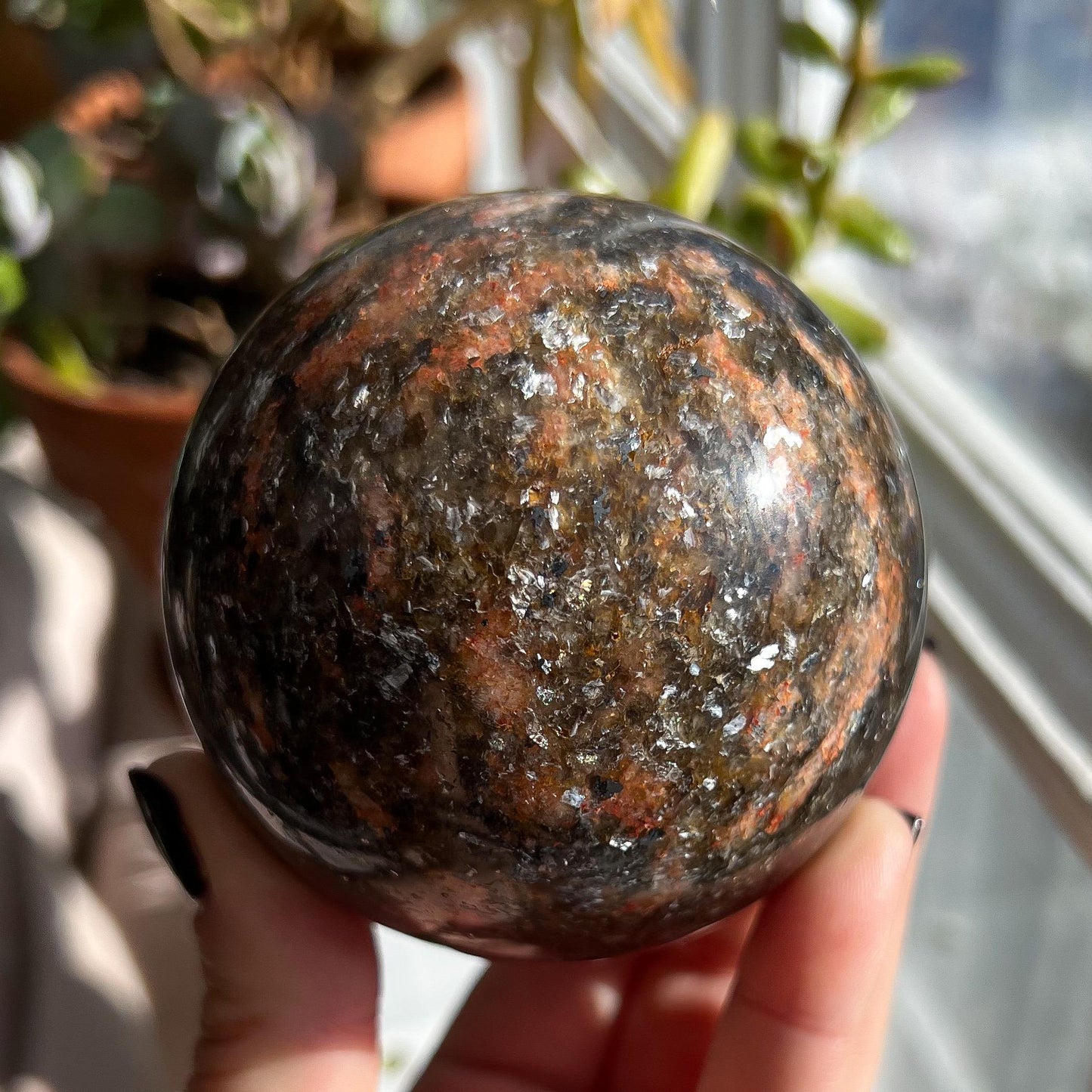 Sunstone Mica Sphere