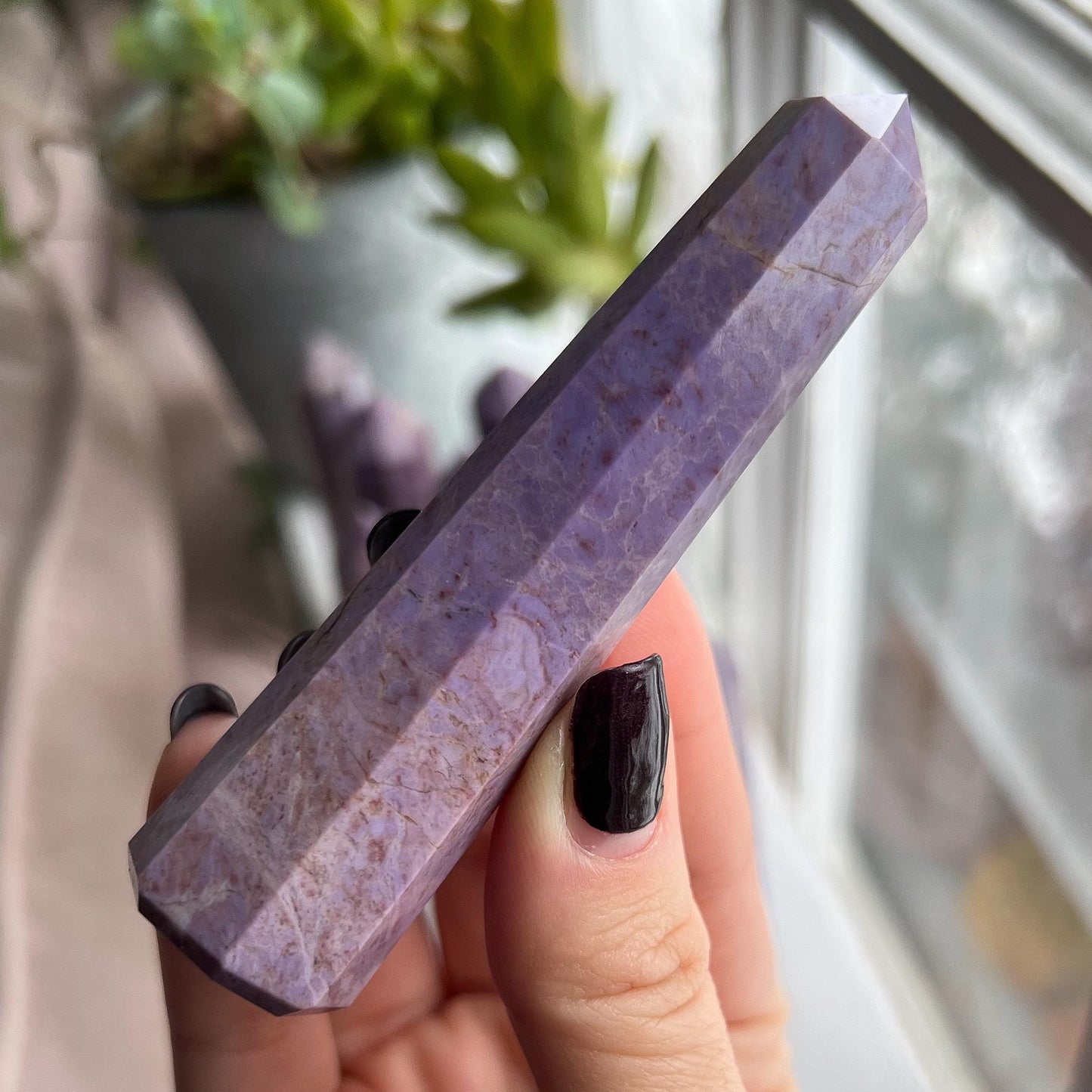 Lavender Jade Obelisk