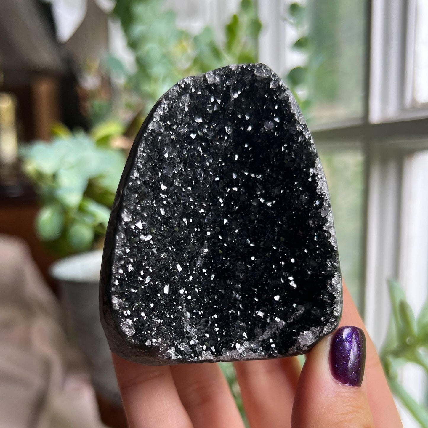 Black Galaxy Amethyst Small Cathedral