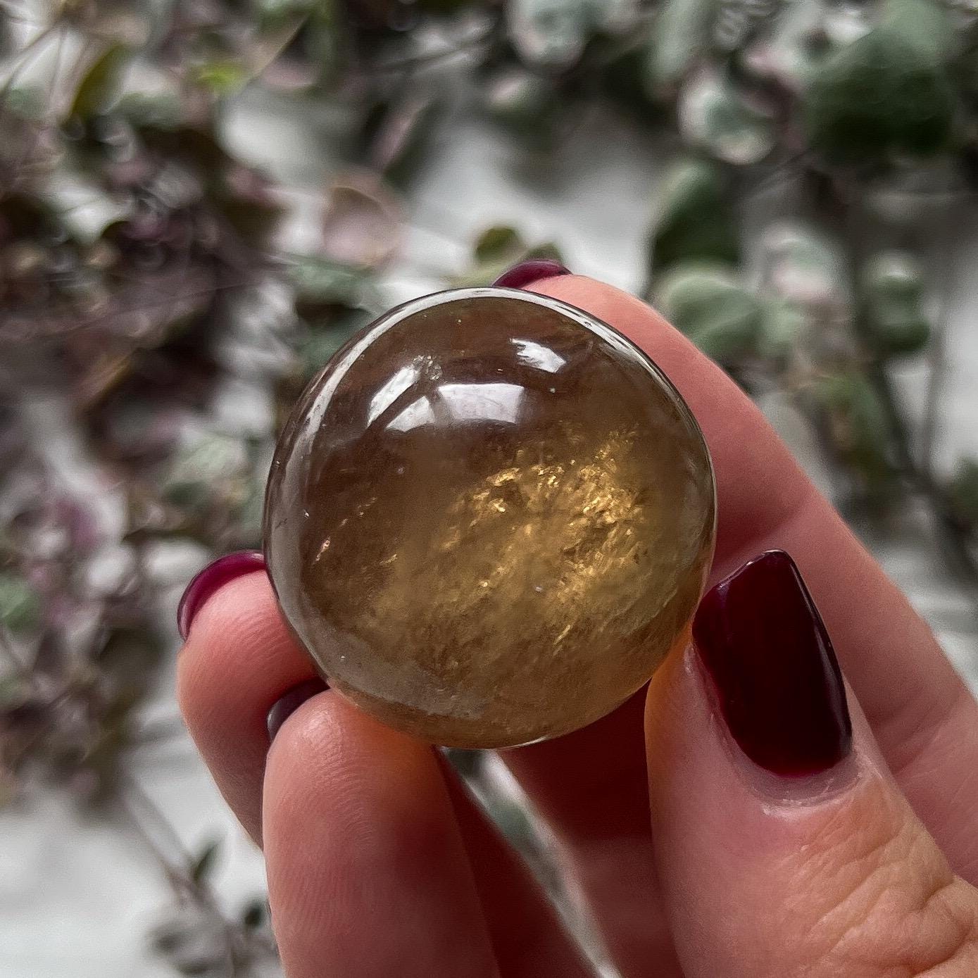 Natural Citrine Sphere