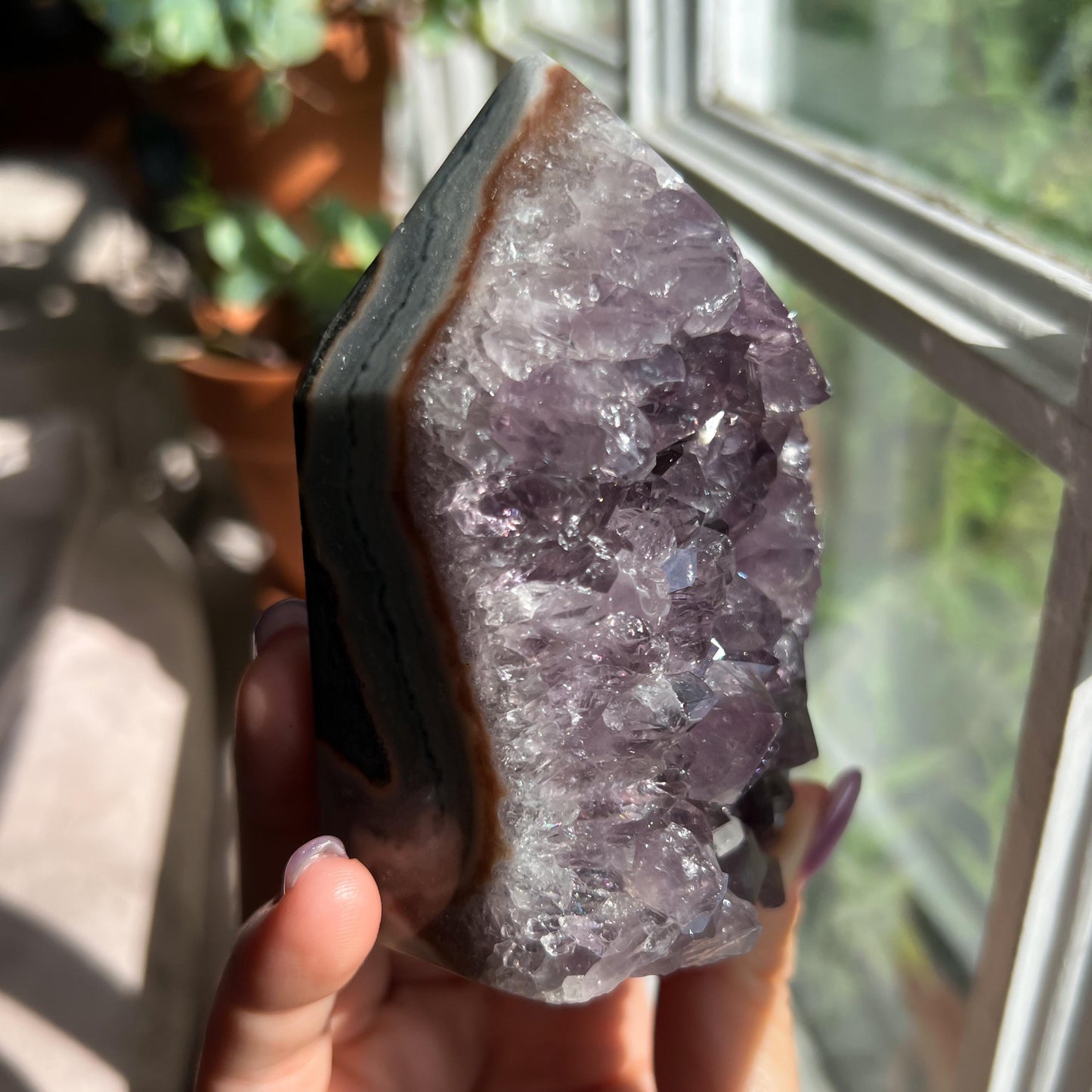 Amethyst Jasper Geode Tower