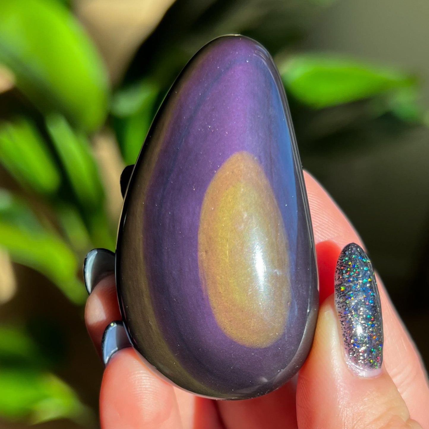Rainbow Obsidian Palm Stones