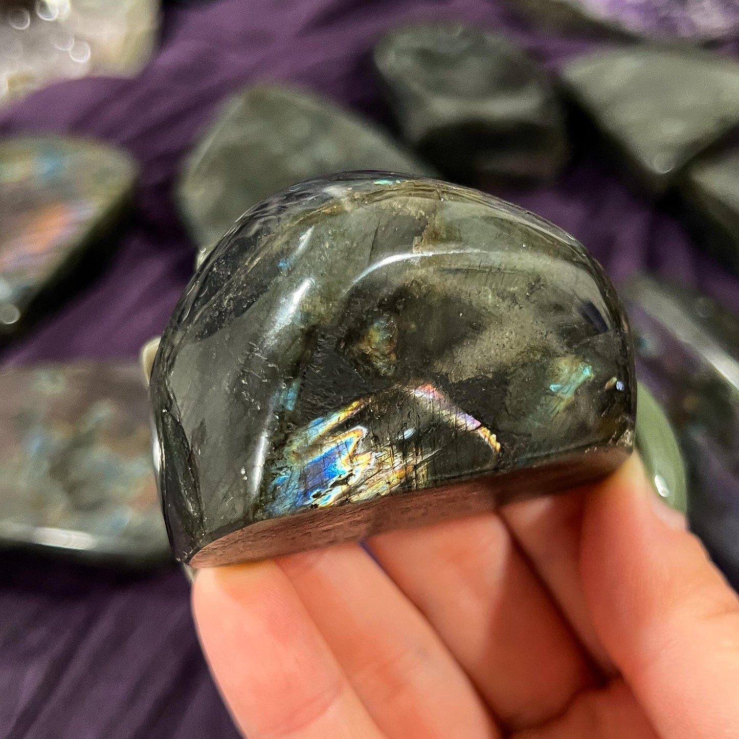 Orange Fire Labradorite Freeform