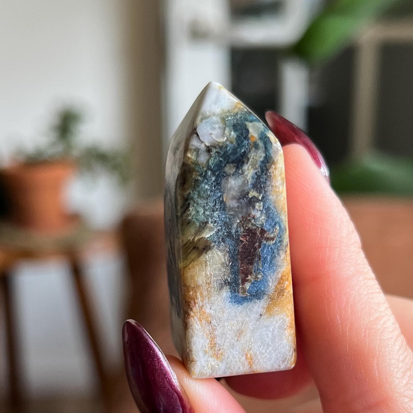 Spirit Euphoralite Palm Stone