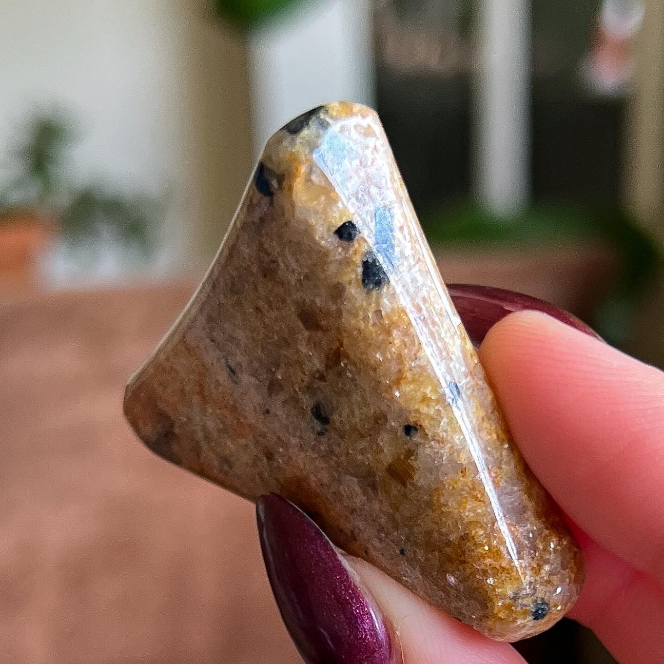 Ascension Euphoralite Palm Stone