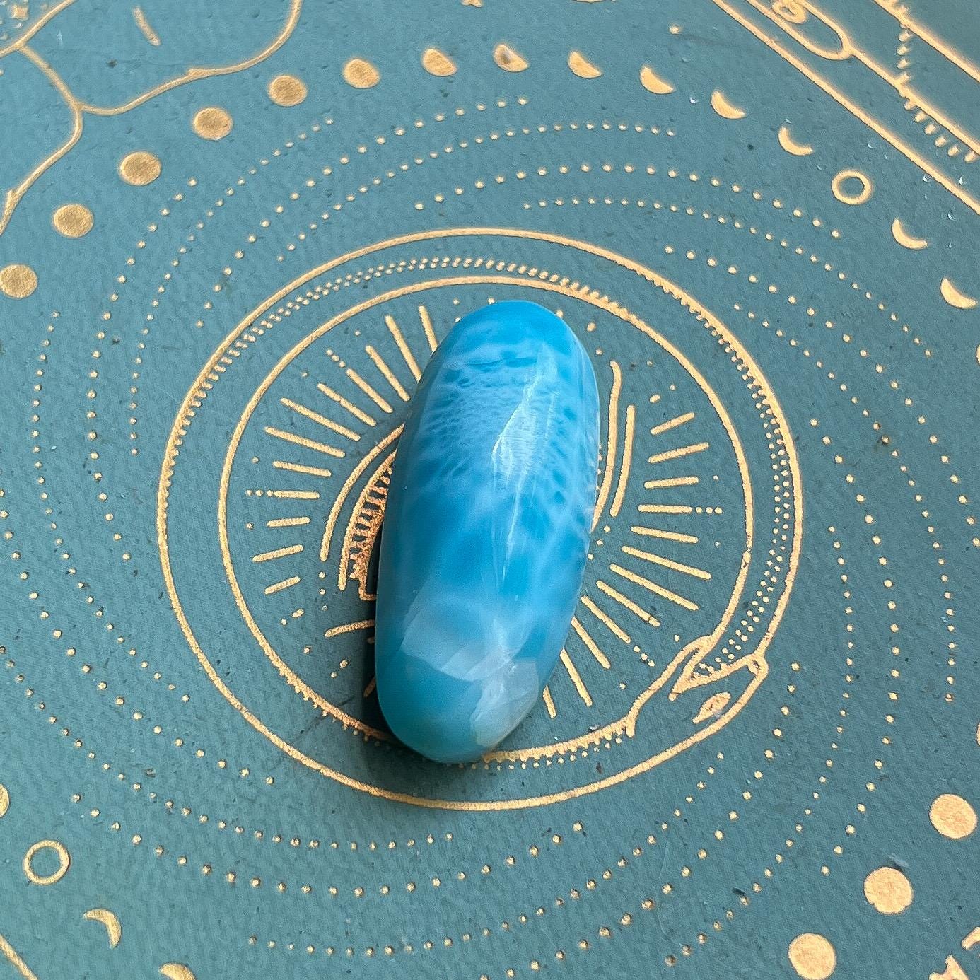 Blue Larimar Cabochon