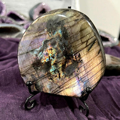 Purple Silver Labradorite Freeform