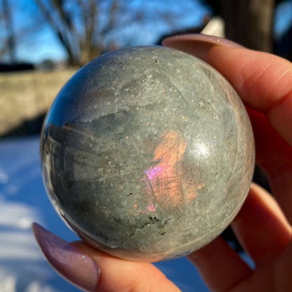 Purple Pink Labradorite