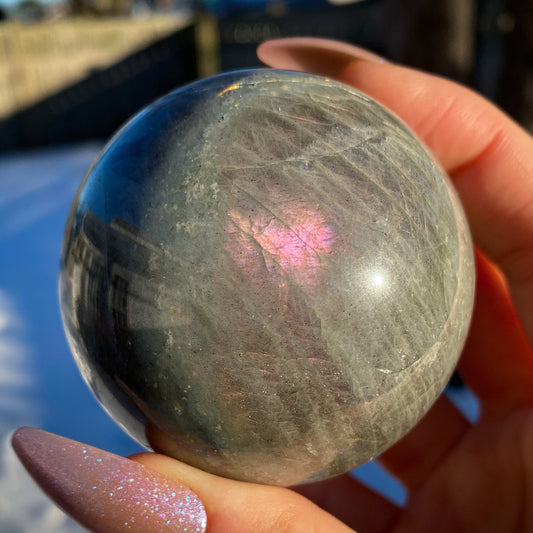 Purple Pink Labradorite