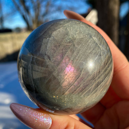 Purple Pink Labradorite