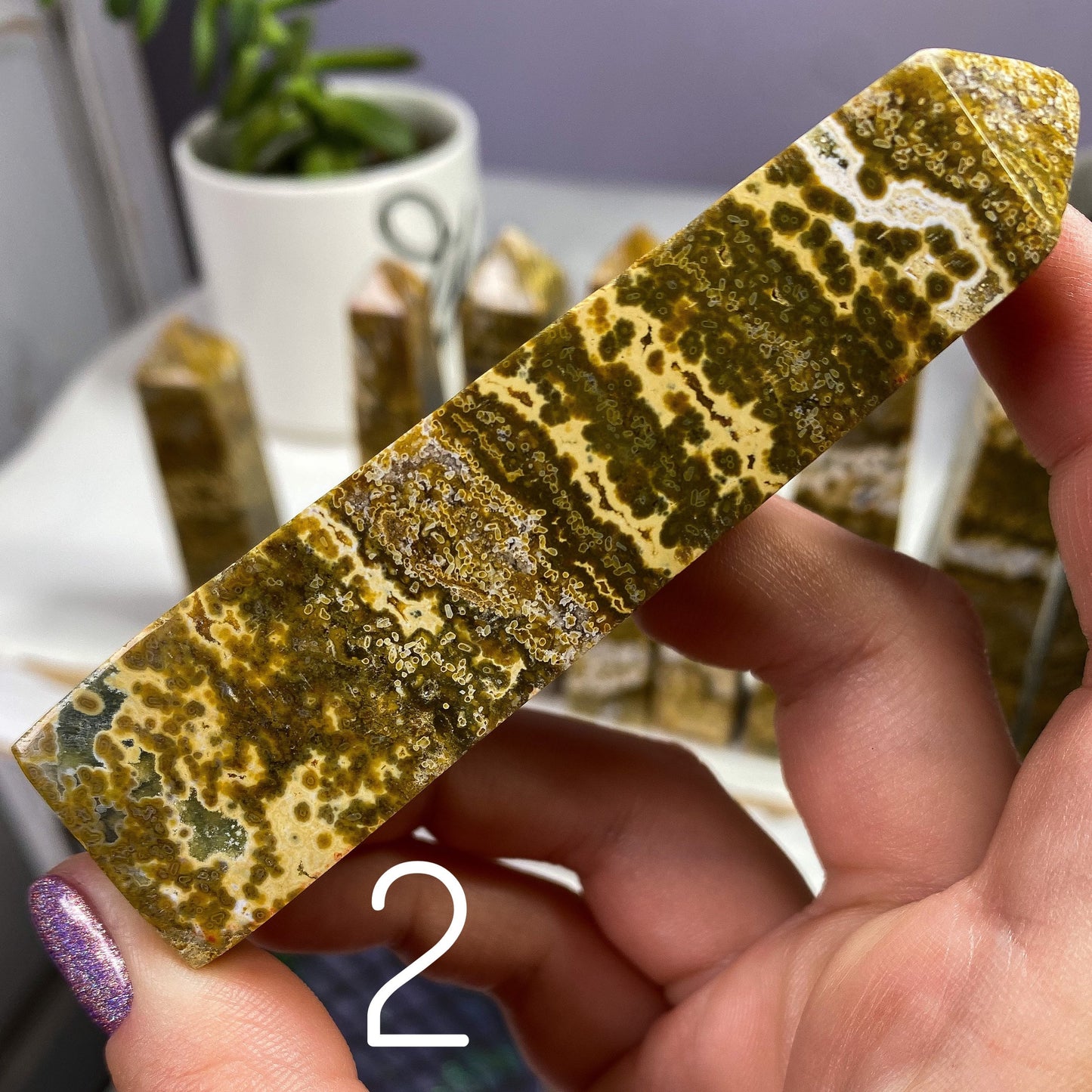 Orbicular Ocean Jasper Towers