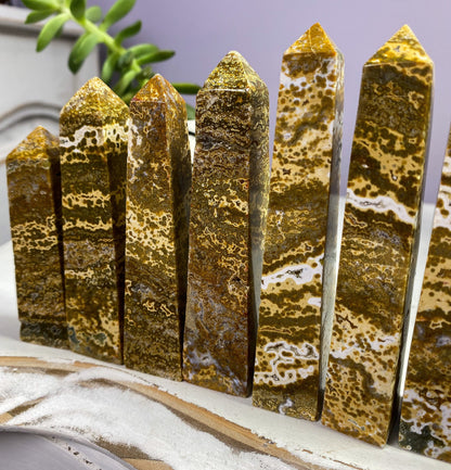 Orbicular Ocean Jasper Towers
