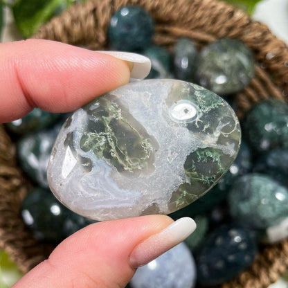 Moss Agate Tumbles