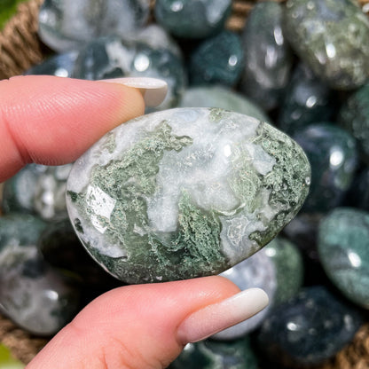 Moss Agate Tumbles