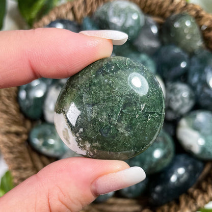 Moss Agate Tumbles