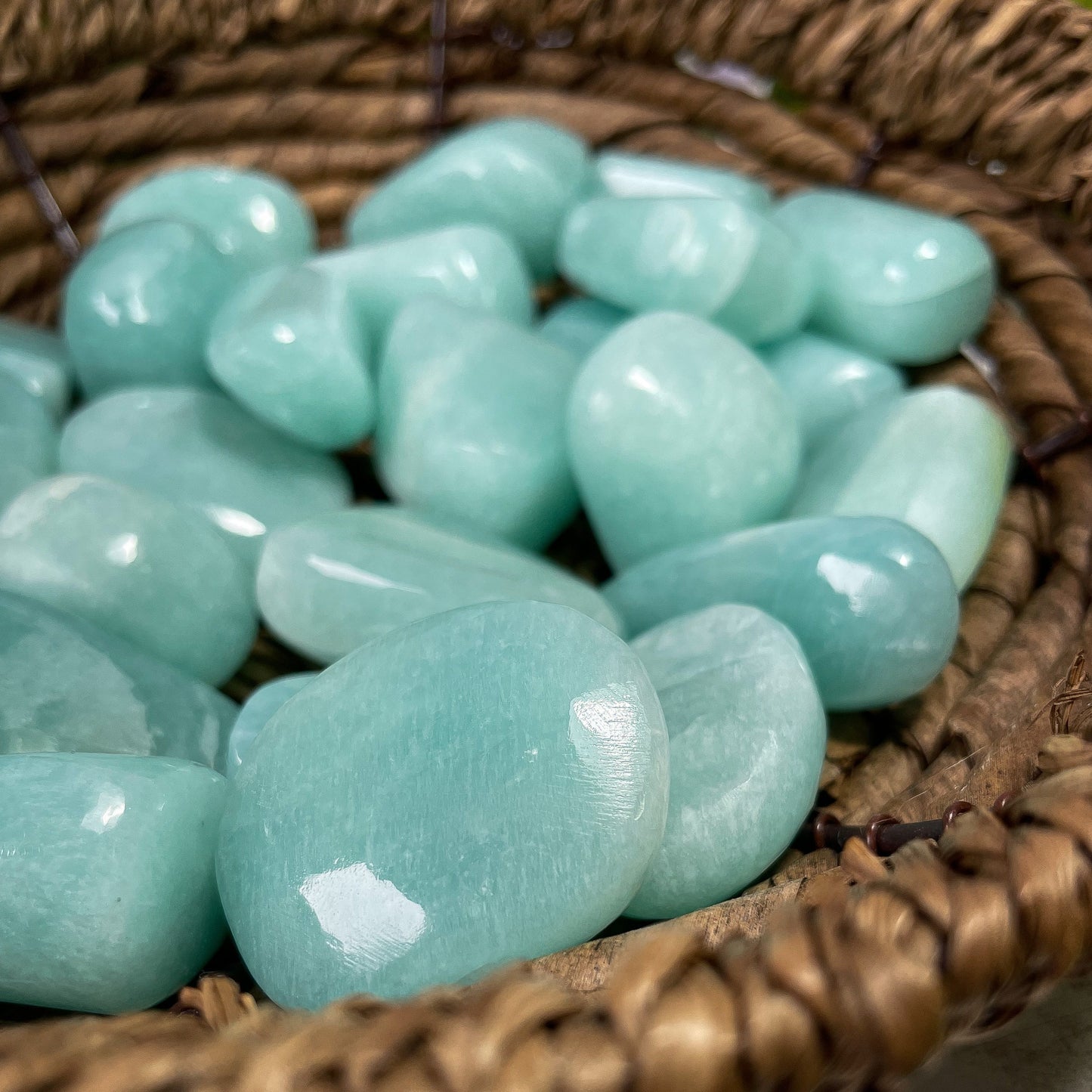 Gem Grade Amazonite Tumbles