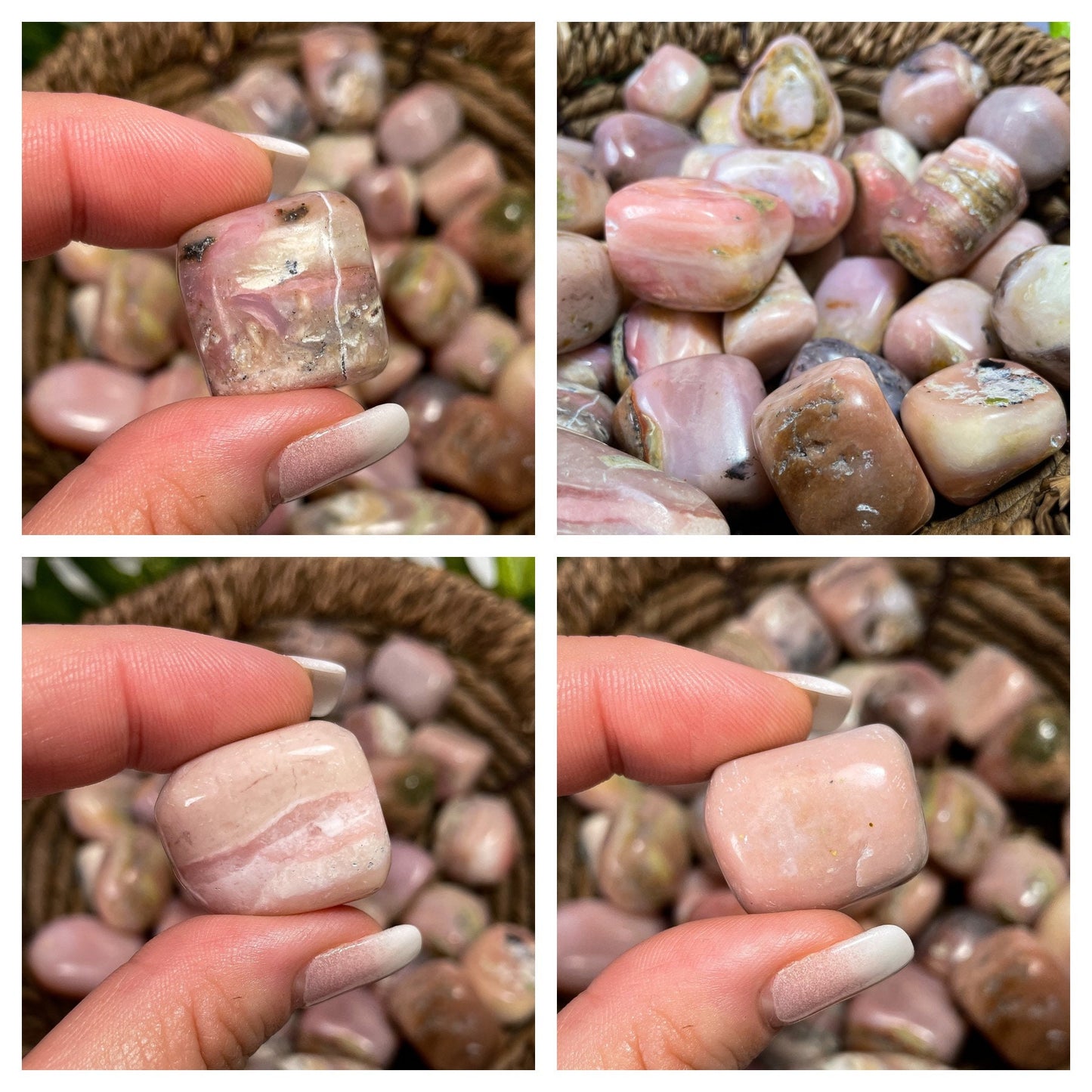 Pink Opal Tumbles