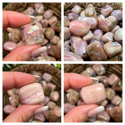 Pink Opal Tumbles