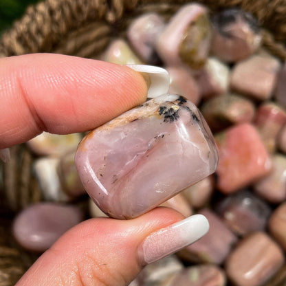 Pink Opal Tumbles