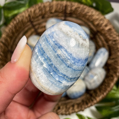 Chunky Blue Scheelite Tumbles