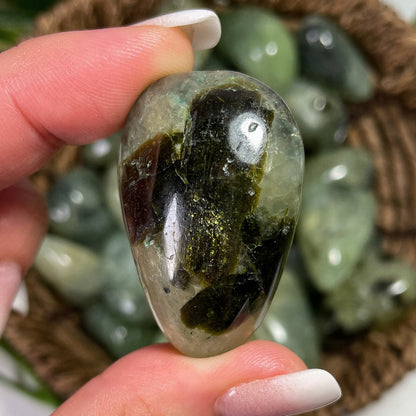 Large Prehnite Tumbles