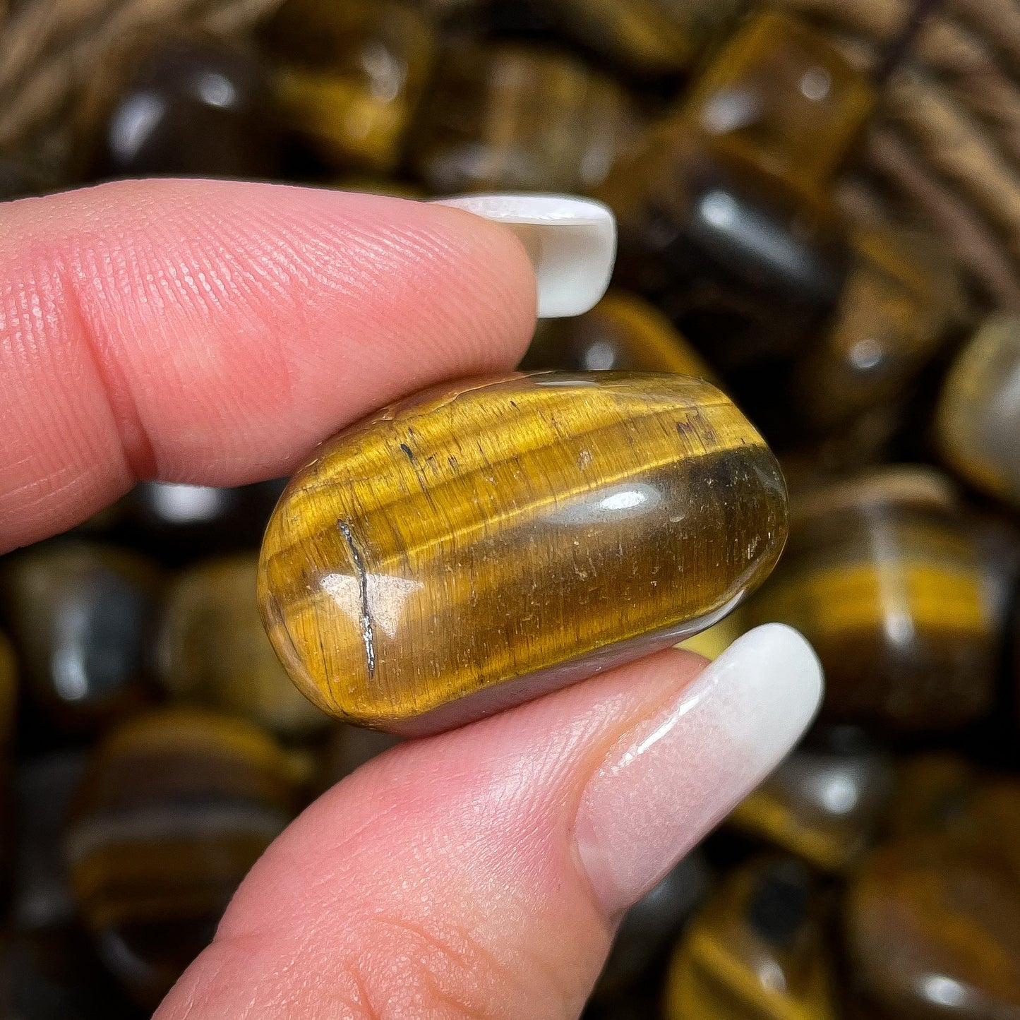 Tigers Eye Tumbles