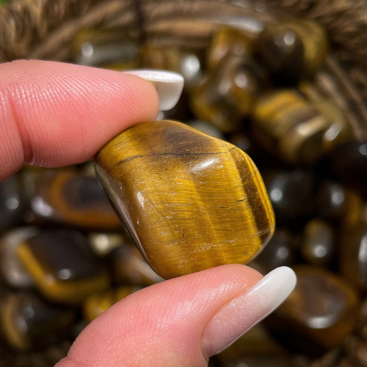 Tigers Eye Tumbles