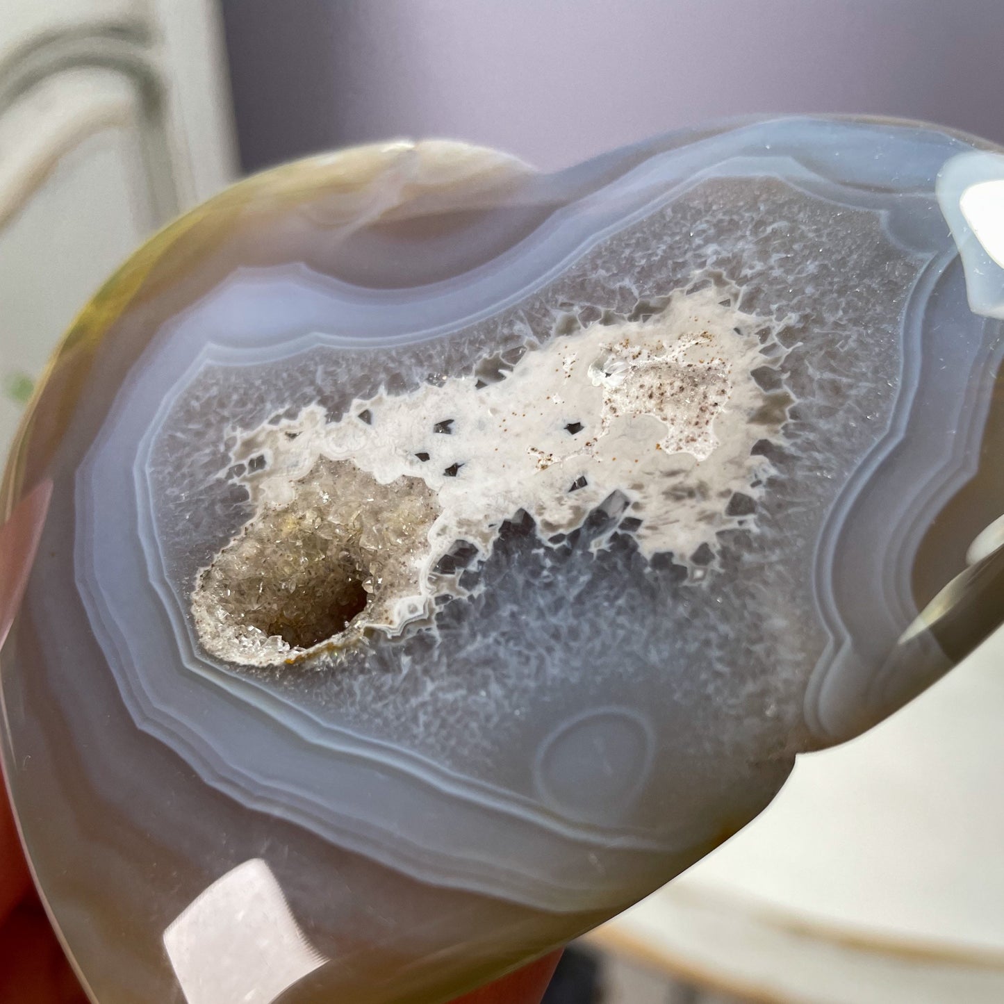 Banded Agate Heart