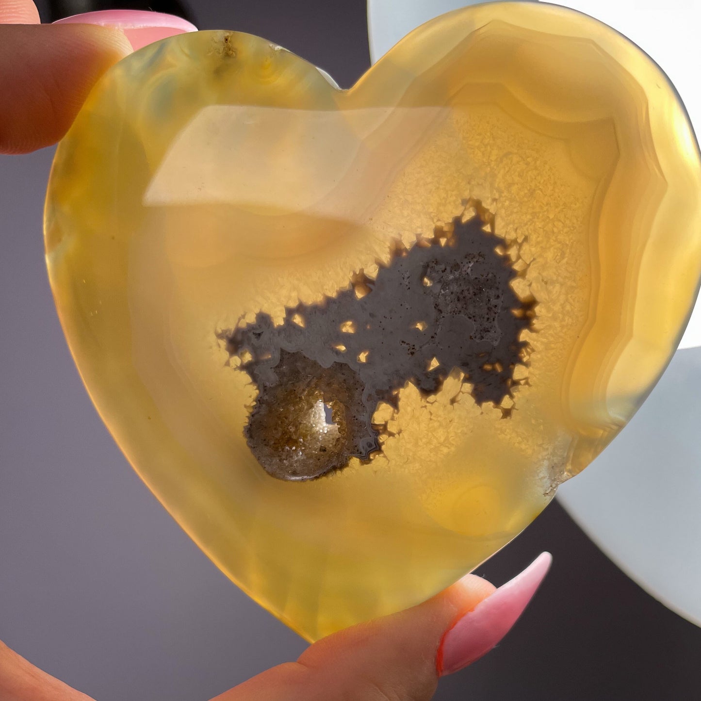 Banded Agate Heart