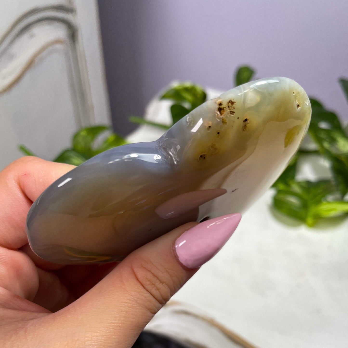 Banded Agate Heart