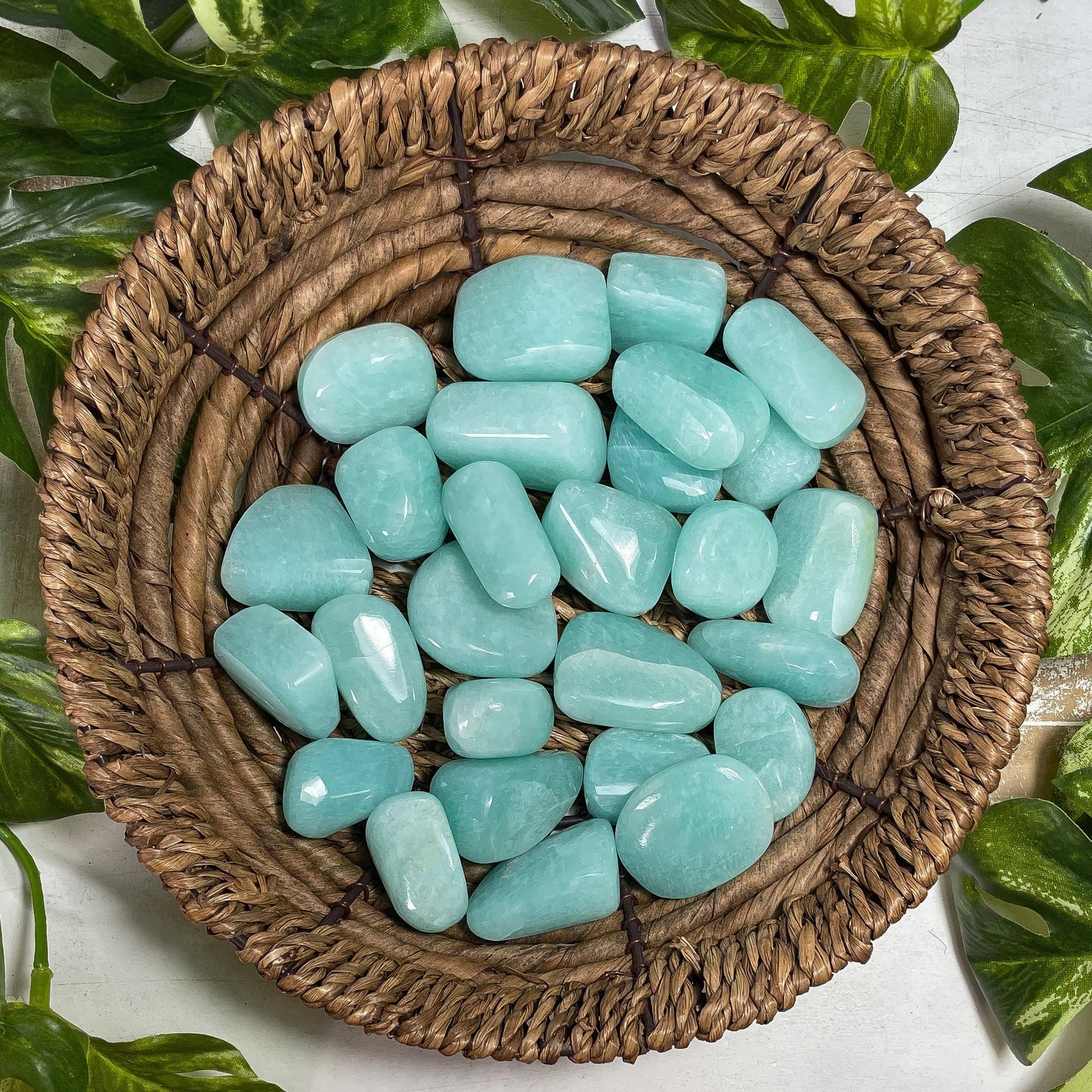Gem Grade Amazonite Tumbles
