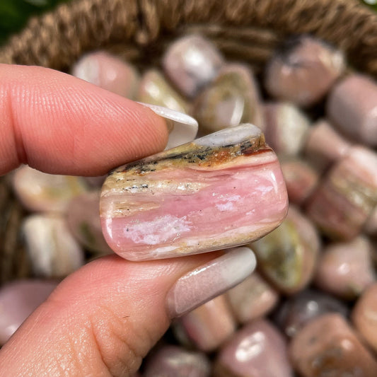 Pink Opal Tumbles