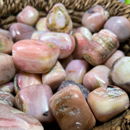 Pink Opal Tumbles