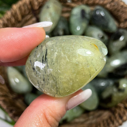 Large Prehnite Tumbles